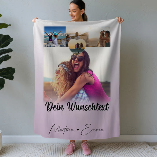 Kuscheldecke Mit Namen 4 Fotos 1 Herz Wunschtext Lieblingsgeschichte 1
