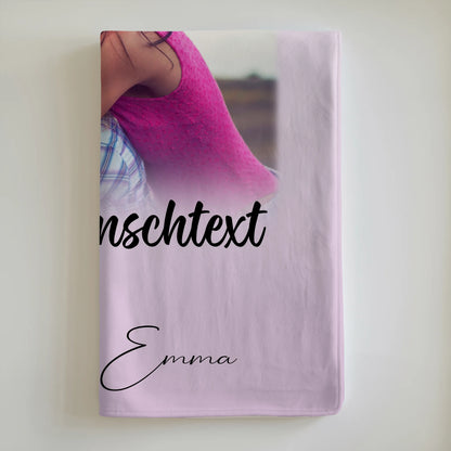 Kuscheldecke Mit Namen 4 Fotos 1 Herz Wunschtext Lieblingsgeschichte 6