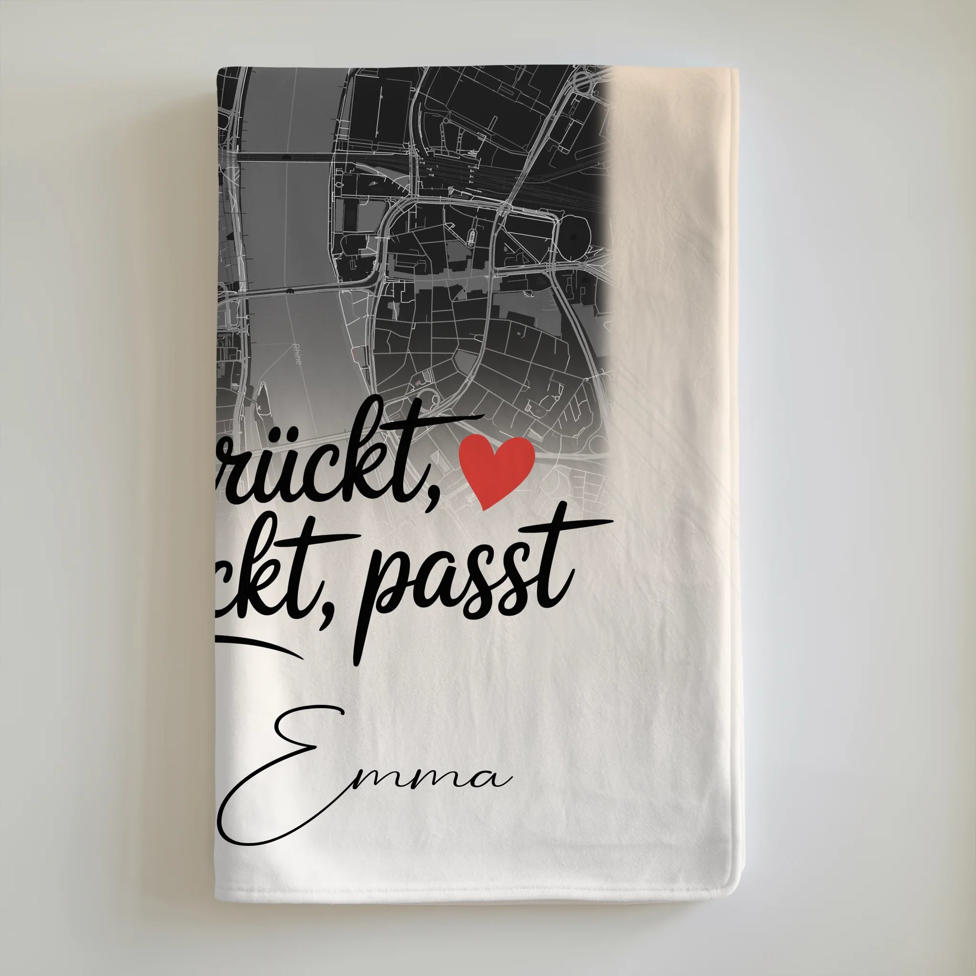 Decke beste Freundin mit 4 Fotos und Karte Du verrückt Ich verrückt passt perfekt 6