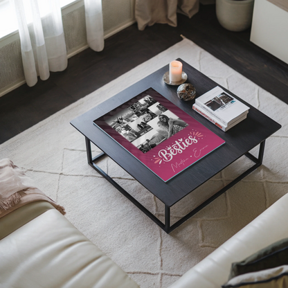 Freundinnen Bild Personalisiert mit 9 Fotos Du komisch Ich komisch Geht Schief