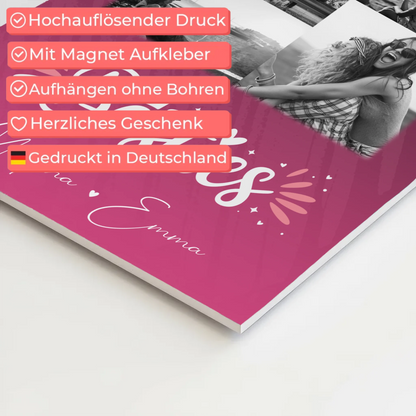 Personalisiertes Fotoboard Beste Freundinnen 9 Fotos Du komisch Ich komisch Geht Schief 10