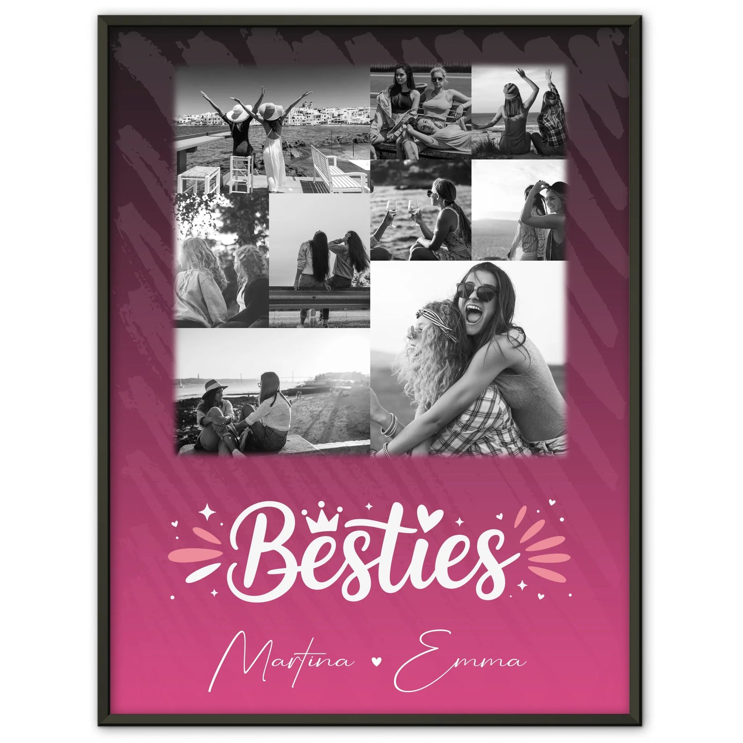 Geschenk beste Freundin mit 9 Fotos Du komisch Ich komisch Geht Schief