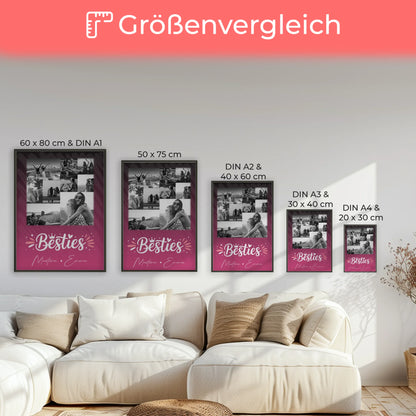 Geschenk beste Freundin mit 9 Fotos Du komisch Ich komisch Geht Schief