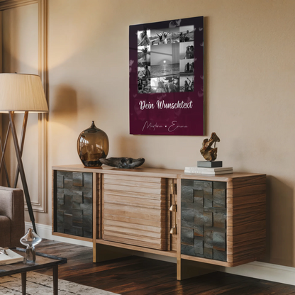 Beste Freundin Geschenk mit 11 Fotos Wunschtext Buusenfreundin Personalisiertes Poster Leinwand Tasse