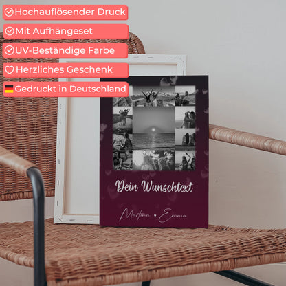 Leinwand Beste Freundin Bild Gestalten mit 11 Fotos Wunschtext Buusenfreundin personalisiertes Geschenk 5