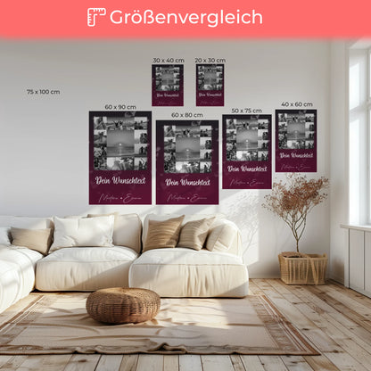 Leinwand Beste Freundin Bild Gestalten mit 11 Fotos Wunschtext Buusenfreundin personalisiertes Geschenk 6
