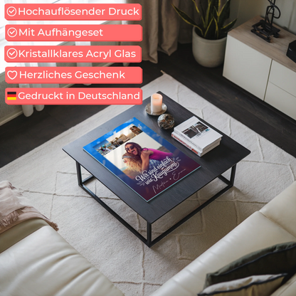 Personalisiertes Freundinnen Bild mit 4 Fotos Buusenfreundin Geschenk für Freundinnen