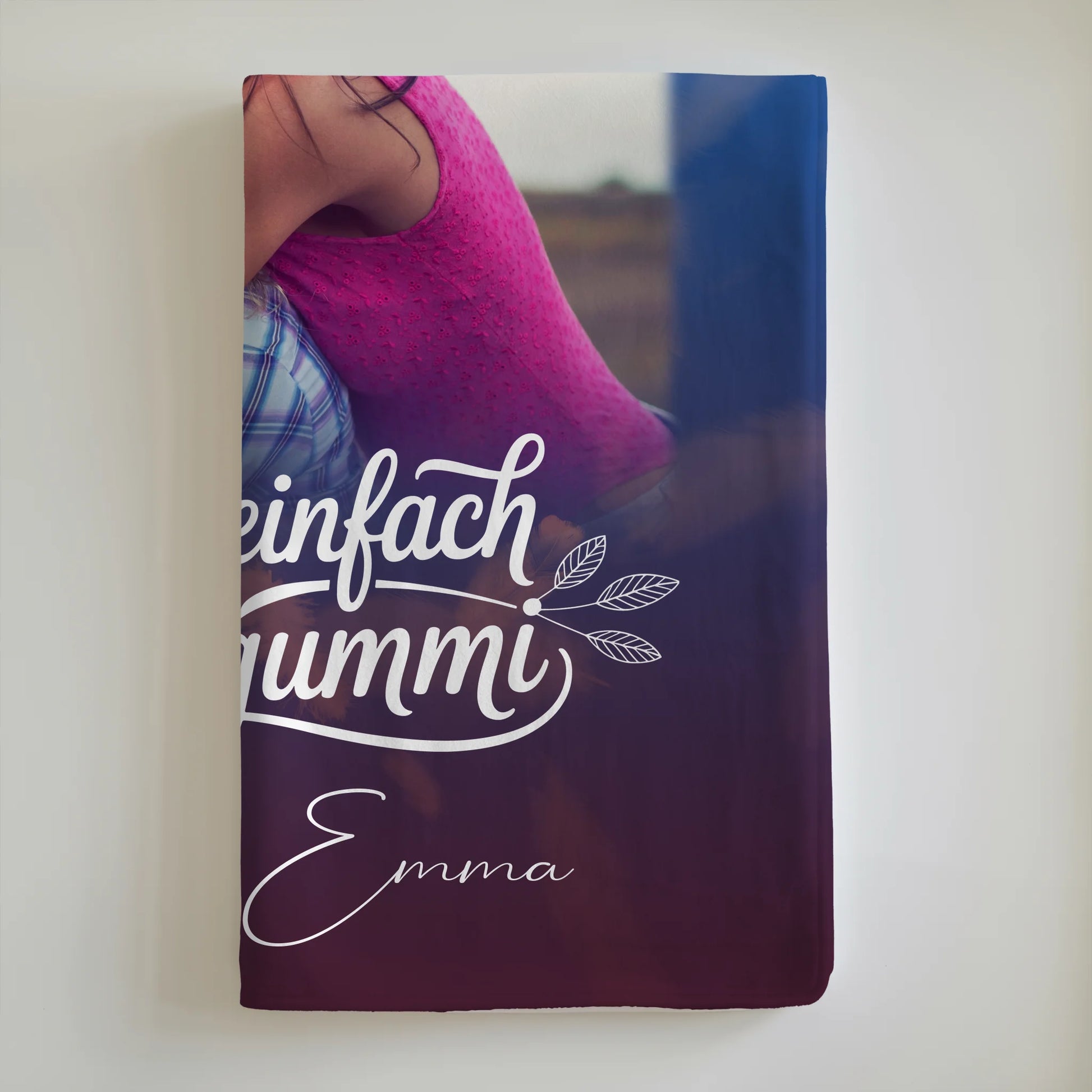 Personalisierte Decke für beste Freundin mit 4 Fotos und Buusenfreundin Geschenkidee 6