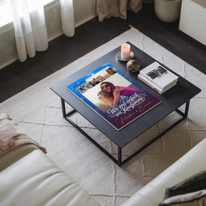 Beste Freundin Fotoboard 4 Fotos personalisiert Geschenk für Busenfreundin individuell gestalten