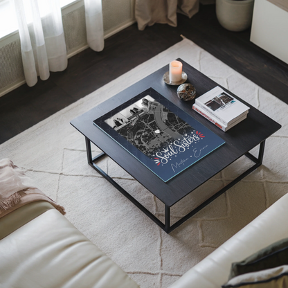 Personalisierte Fotogeschenke für beste Freundin mit 4 Fotos und Karte Buusenfreundin
