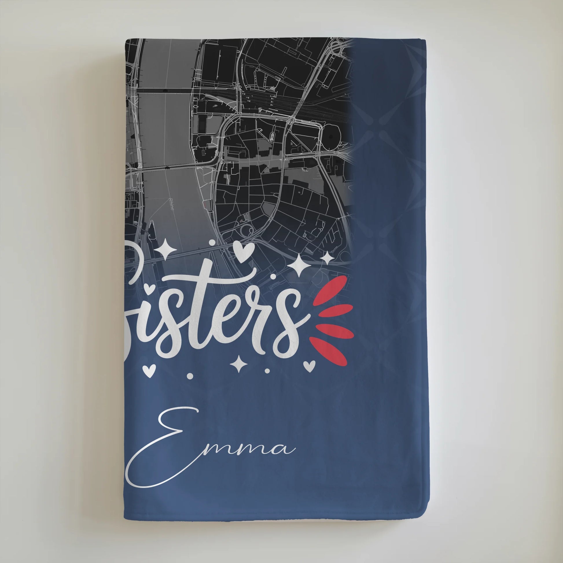 Decke Mit Namen 4 Fotos und Karte Buusenfreundin Personalisiertes Geschenk 6