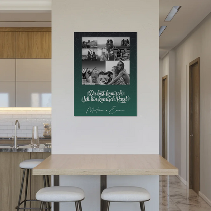 Personalisierte Geschenke für beste Freundin mit 8 Fotos und Herz Motiv Life doesnt come with a manual 8