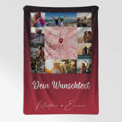 Decke mit Foto beste Freundin 10 Fotos Karte Wunschtext I got it from my mama 7
