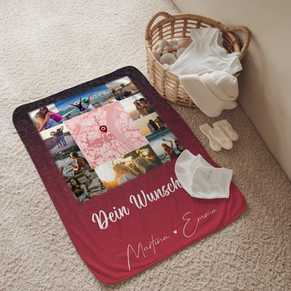 Decke mit Foto beste Freundin 10 Fotos Karte Wunschtext I got it from my mama 2