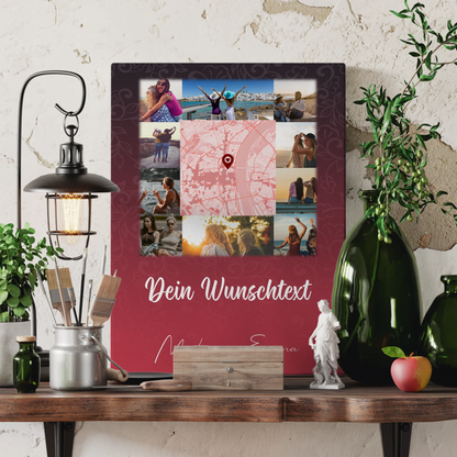 Freundinnen Bild Personalisiert mit 10 Fotos Karte Wunschtext I got it from my mama 3