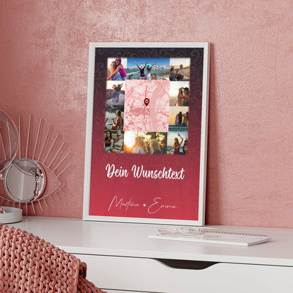 Poster mit Foto beste Freundin 10 Fotos Karte Wunschtext I got it from my mama