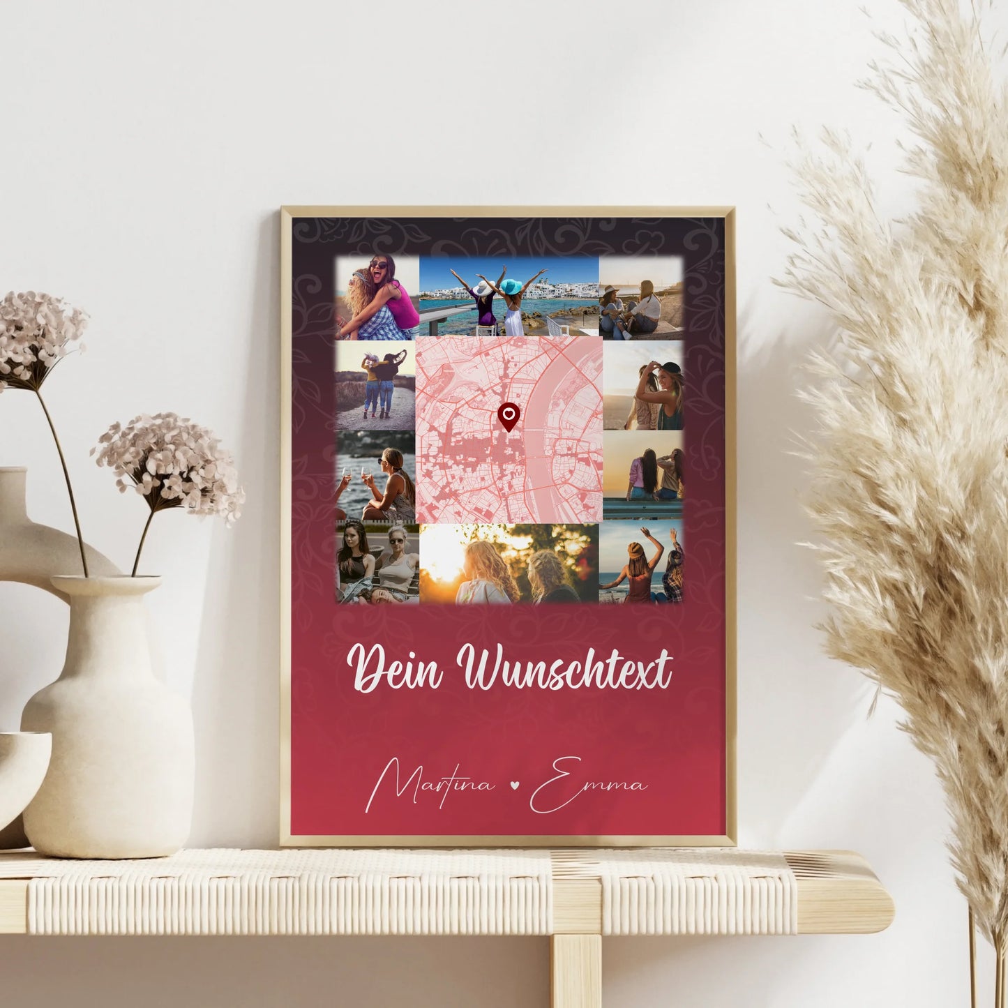 Poster mit Foto beste Freundin 10 Fotos Karte Wunschtext I got it from my mama