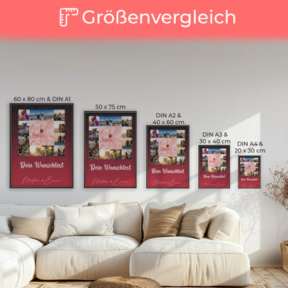 Poster mit Foto beste Freundin 10 Fotos Karte Wunschtext I got it from my mama