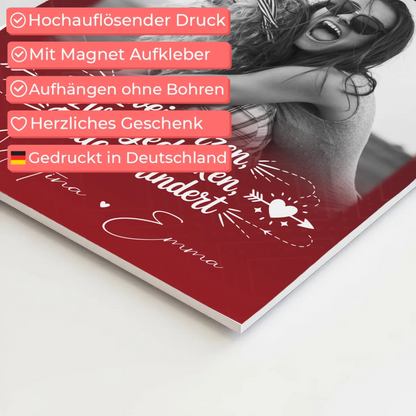 Beste Freundin Fotoboard mit 4 Fotos Mütter sind wie Knöpfe personalisiertes Geschenk 4