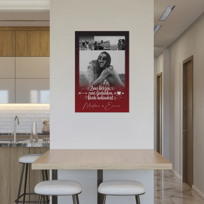 Beste Freundin Fotoboard mit 4 Fotos Mütter sind wie Knöpfe personalisiertes Geschenk