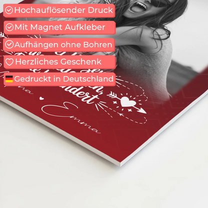 Beste Freundin Fotoboard mit 4 Fotos Mütter sind wie Knöpfe personalisiertes Geschenk