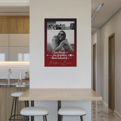 Beste Freundin Fotoboard mit 4 Fotos Mütter sind wie Knöpfe personalisiertes Geschenk