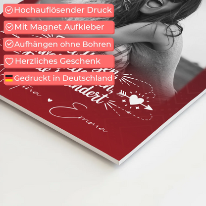 Beste Freundin Fotoboard mit 4 Fotos Mütter sind wie Knöpfe personalisiertes Geschenk