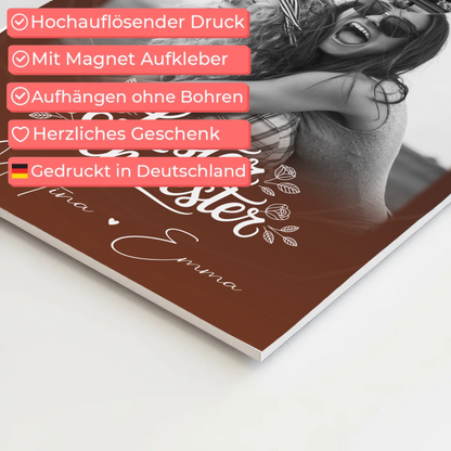 Freundinnen Bild Personalisiert mit 4 Fotos und 1 Kleines Herz Foto Danke Mama für alles 4