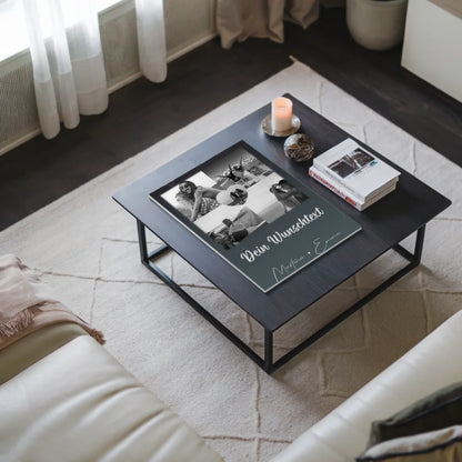 Freundinnen Bild Personalisiert Fotoboard mit 4 Fotos 1 Herz Wunschtext Buusenfreundin 3