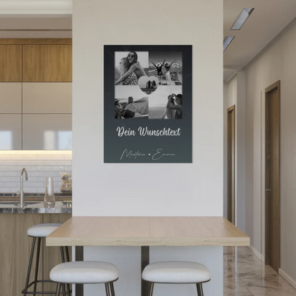 Freundinnen Bild Personalisiert Fotoboard mit 4 Fotos 1 Herz Wunschtext Buusenfreundin 8