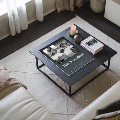 Freundinnen Bild Personalisiert Fotoboard mit 4 Fotos 1 Herz Wunschtext Buusenfreundin