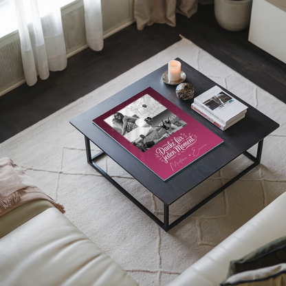 Personalisierte Fotogeschenke für beste Freundin mit 3 Fotos 1 Herz Foto Karte