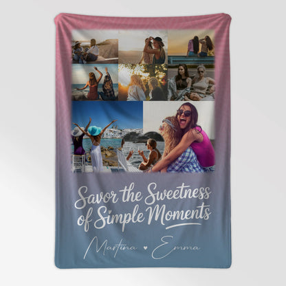 Personalisierte Kuscheldecke Mit Namen 8 Fotos und 1 Herz Foto Perfektes Geschenk 7