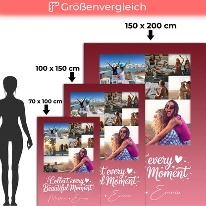 Personalisierte Decke mit Foto beste Freundin 9 Fotos Geschenk für beste Freundin 5