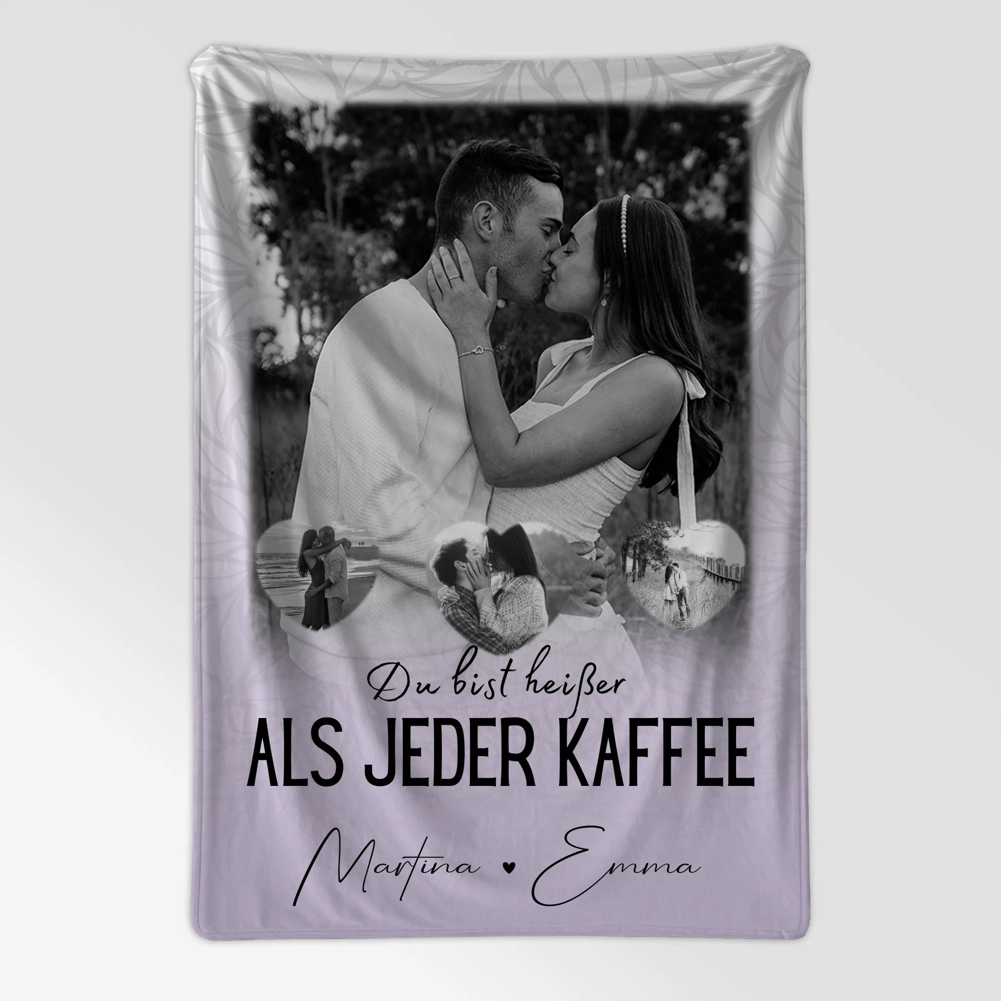 Decke Mit Namen 1 Foto und 3 Kleine Herz Fotos Du Bist Heißer Als Jeder Kaffee 7