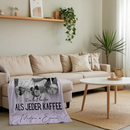 Decke Mit Namen 1 Foto und 3 Kleine Herz Fotos Du Bist Heißer Als Jeder Kaffee 4