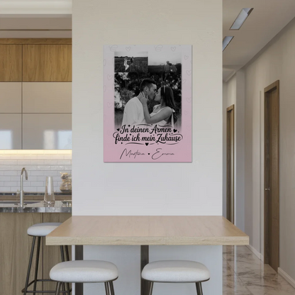 Personalisiertes Fotoboard Poster Magnetisch mit 3 Fotos In deinen Armen für einzigartige Geschenke 8