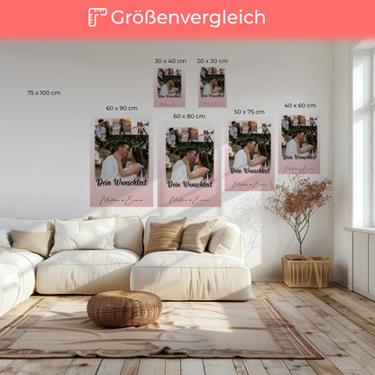 Leinwandbild Paar 4 Fotos Wunschtext Das Licht in meiner Dunkelheit 6