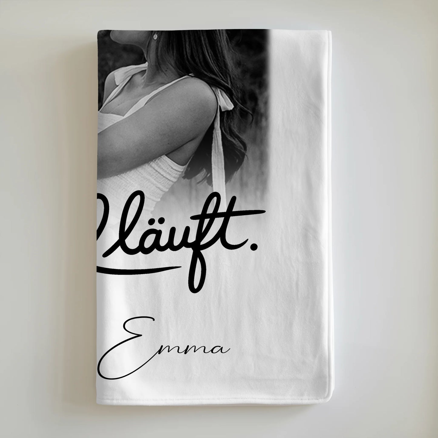 Personalisierte Kuscheldecke Mit Namen 4 Fotos Du Ich Läuft Perfektes Geschenk für Paare 6