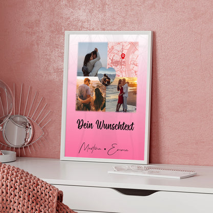 Poster Liebe In Deinen Armen Habe Ich Mein Zuhause Gefunden 3 Fotos Herz Foto