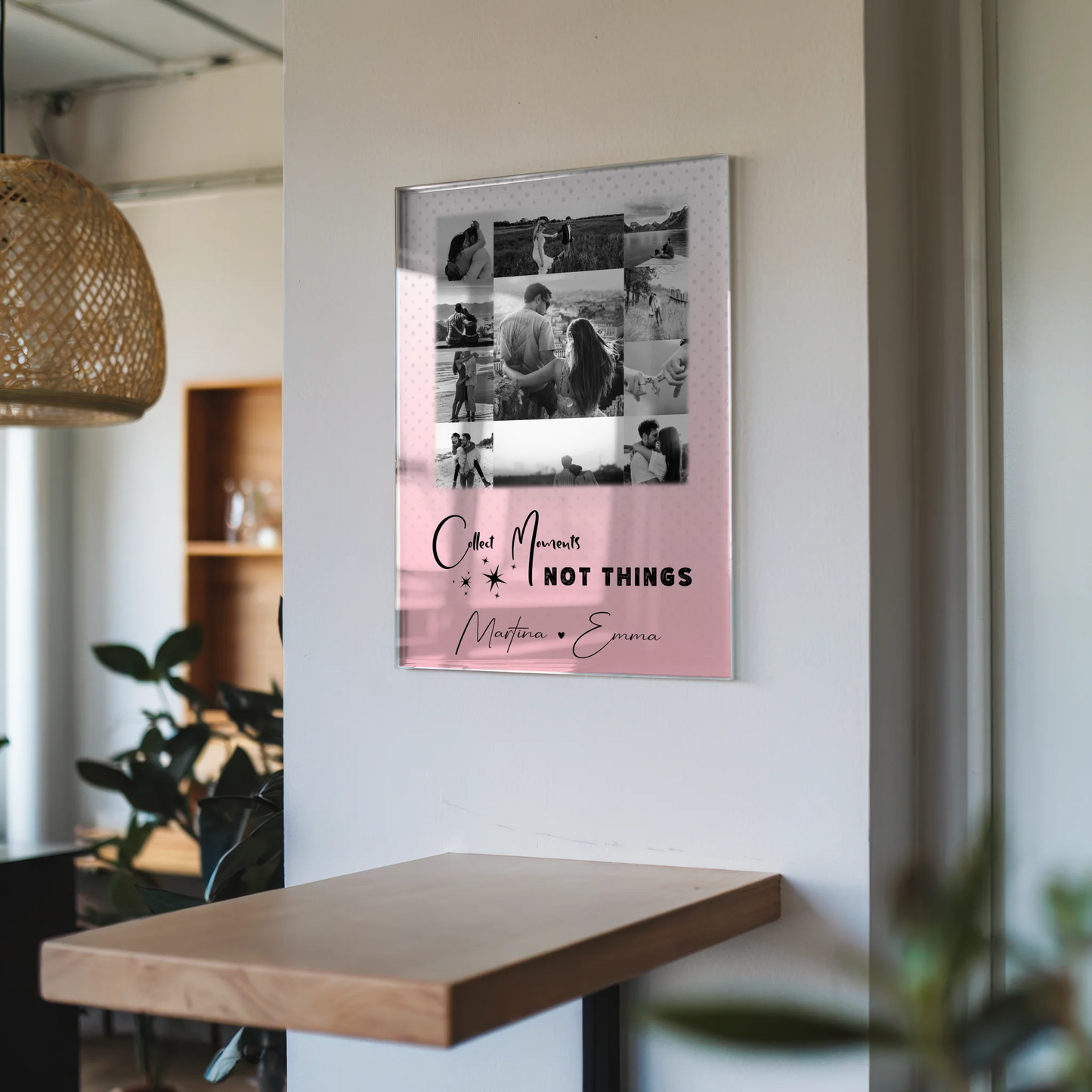 Personalisierte Geschenke mit 11 Fotos auf Acrylglas Collect Moments Not Things