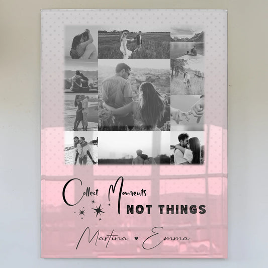 Personalisierte Geschenke mit 11 Fotos auf Acrylglas Collect Moments Not Things