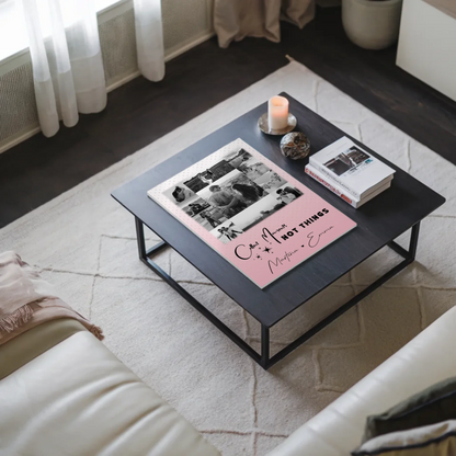 Magnetposter Fotoboard mit 11 Fotos Collect Moments Not Things personalisiertes Geschenk