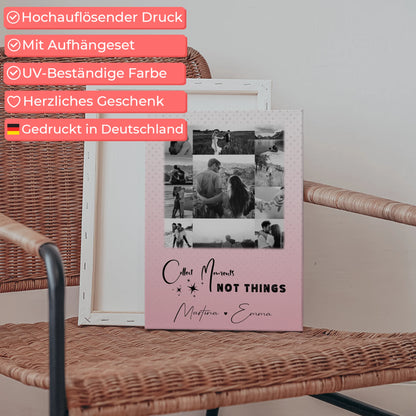 Personalisierte Leinwand Hochzeit mit 11 Fotos Collect Moments Not Things 5