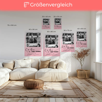 Personalisierte Leinwand Hochzeit mit 11 Fotos Collect Moments Not Things 6