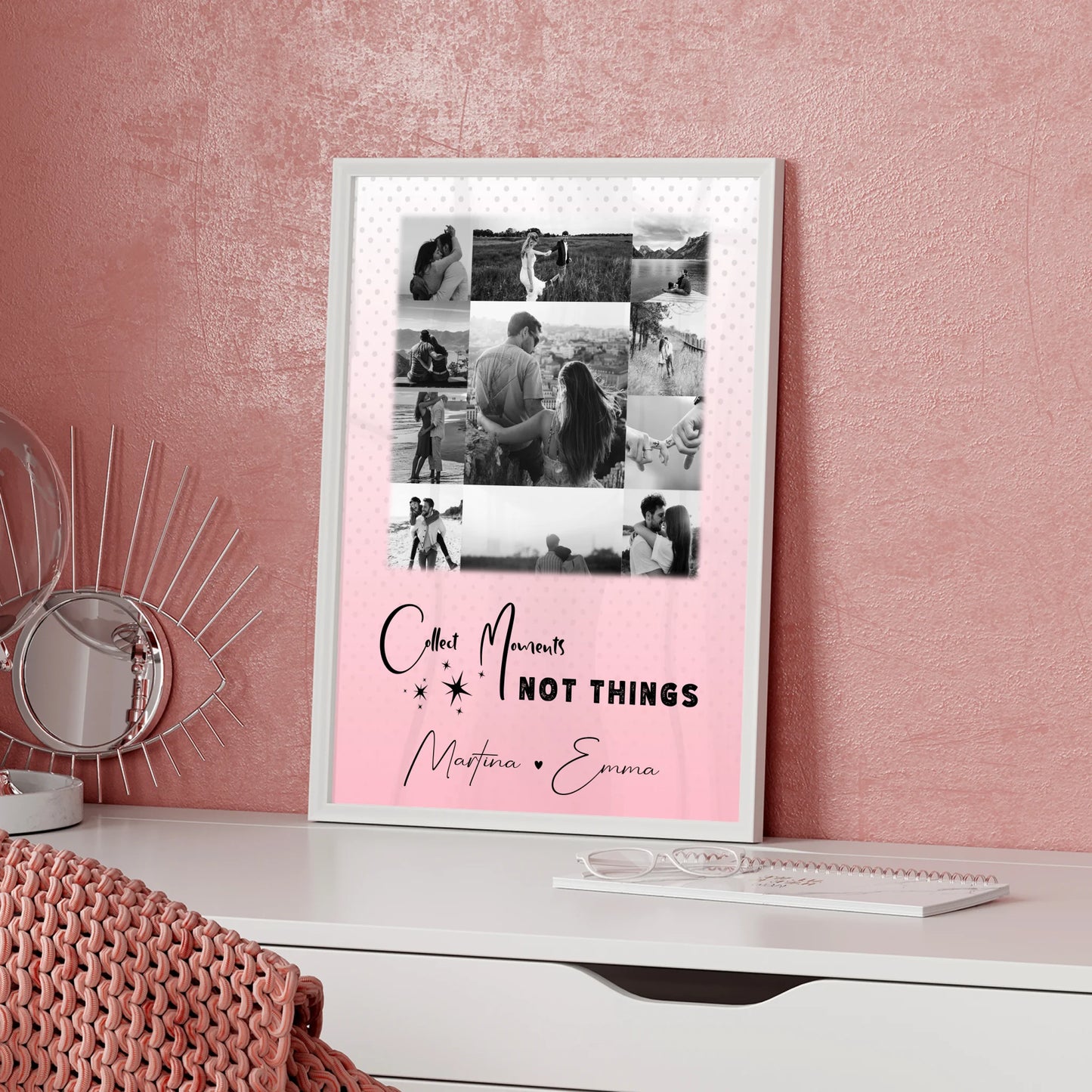 Partner Poster Personalisiert mit 11 Fotos Collect Moments Not Things