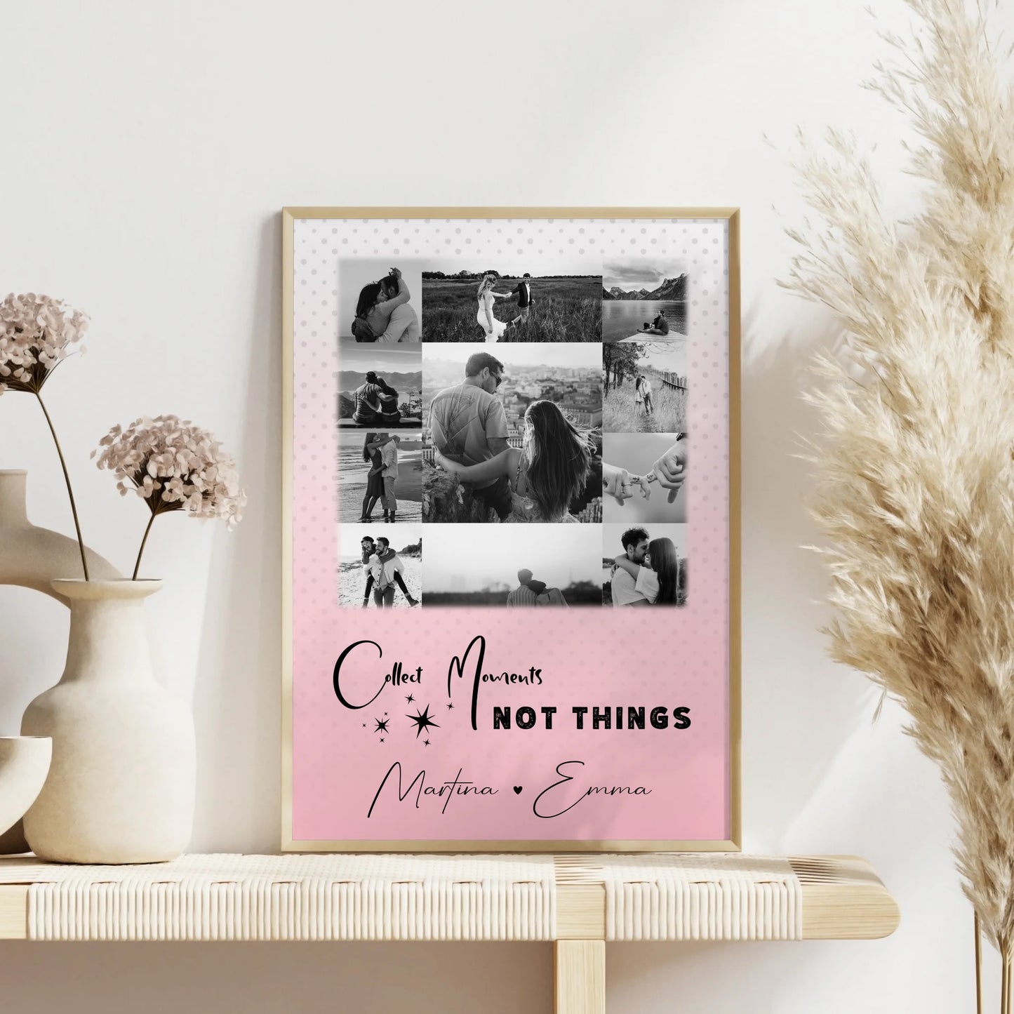 Partner Poster Personalisiert mit 11 Fotos Collect Moments Not Things