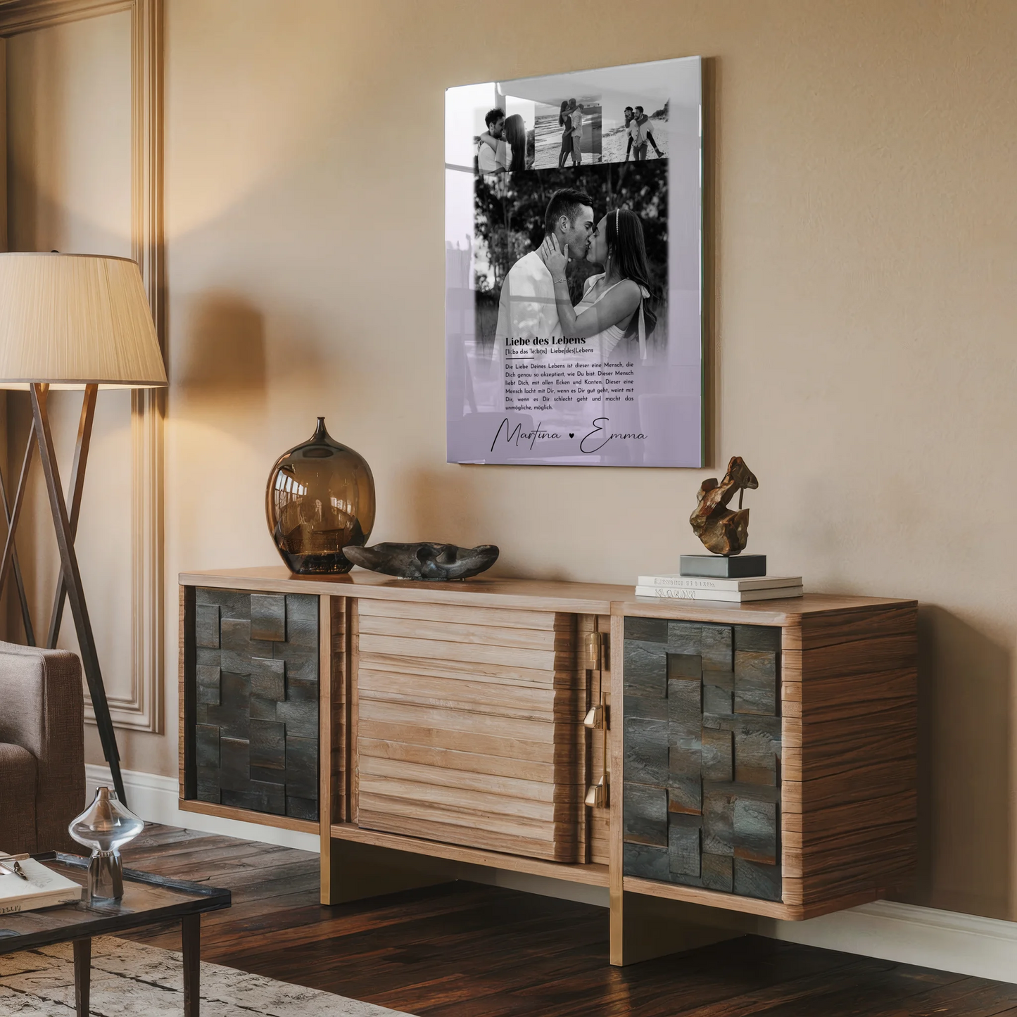 Personalisierte Foto Acrylglas 4 Fotos Definition Liebe Des Lebens Geschenk
