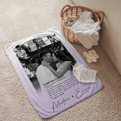 Kuscheldecke Mit Namen Und Motiv 4 Fotos Definition Liebe Des Lebens 2