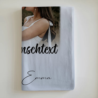 Kuscheldecke Mit Namen Und Motiv 4 Fotos 1 Kleines Herz Wunschtext Real Love Storys Never End 6
